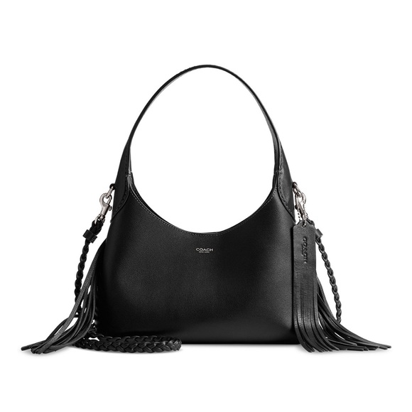 Coach Handbags - Coach Brooklyn 23 with Fringe -Black